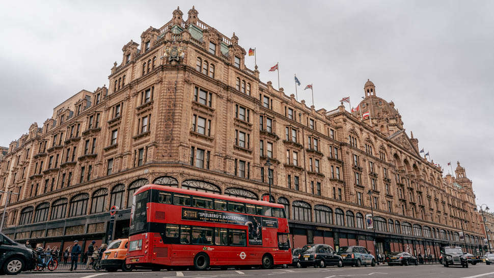 Harrods et sa façade en terra-cotta