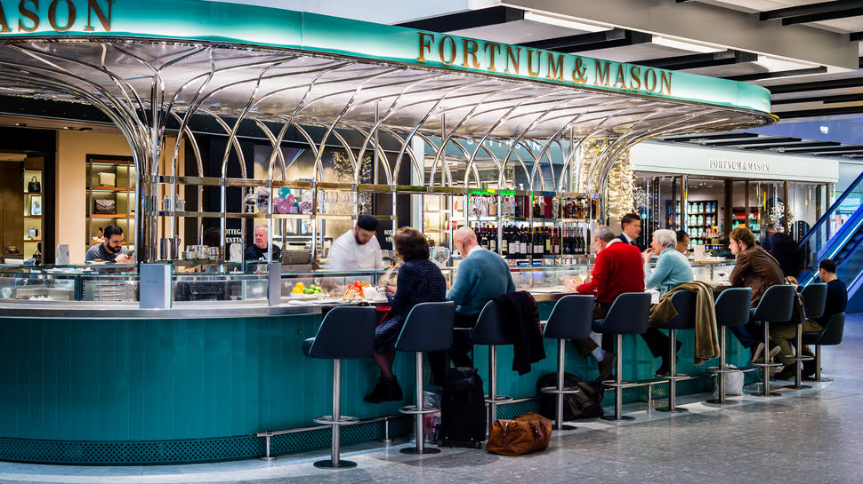 Fortnum Mason à l'aéroport de heathrow Terminal 5