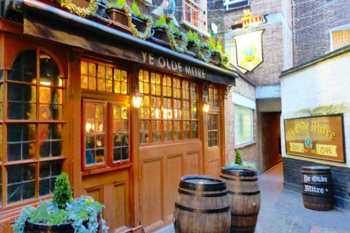 Ye Olde Mitre : un pub historique caché à Holborn