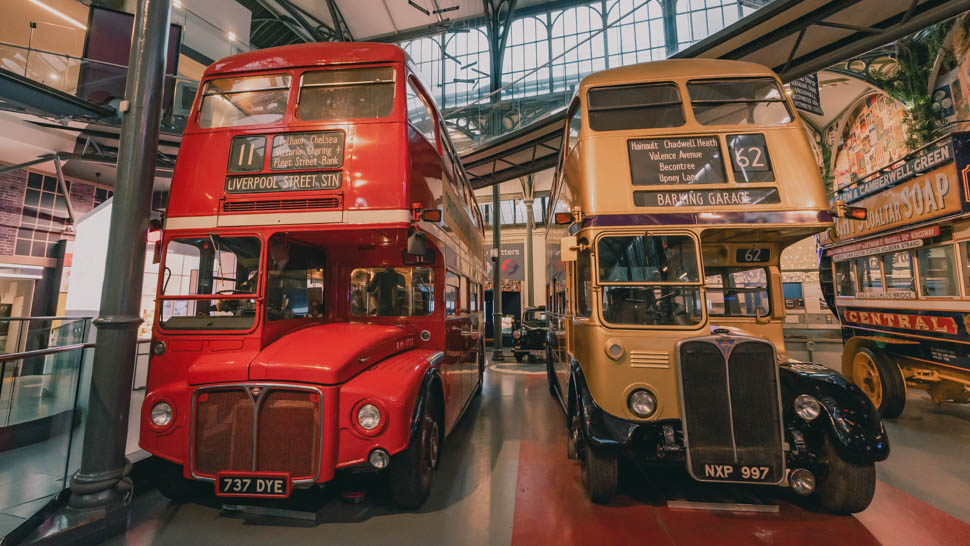 Routemaster, bus à impériale au musée des transports