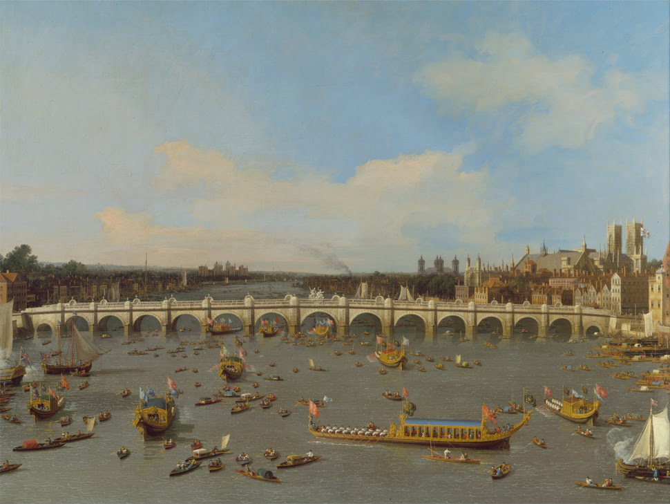 Peinture de Canaletto représentant Lords Mayor Show