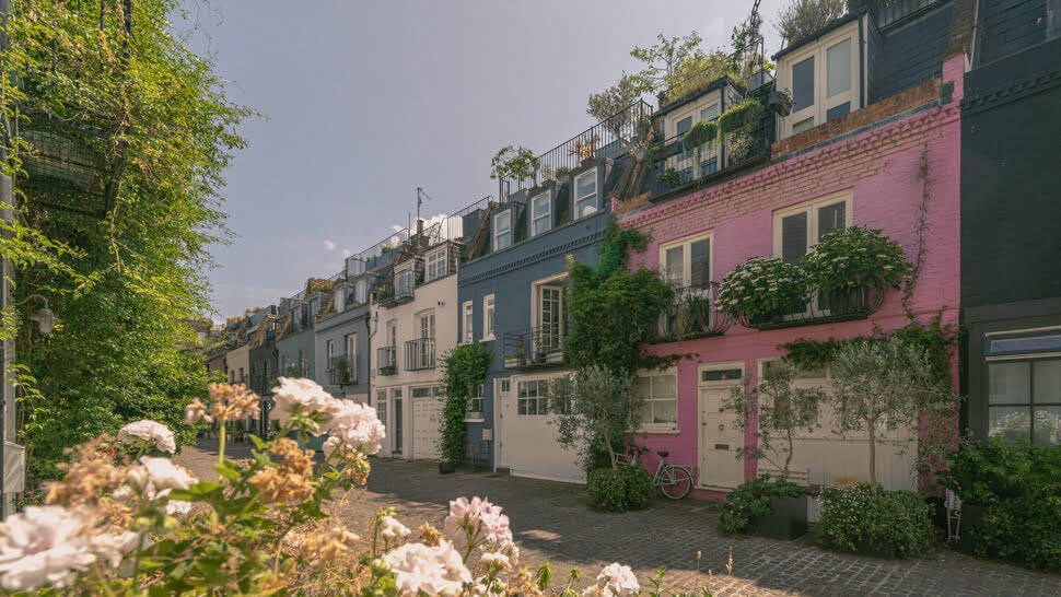 St-Luke-mews-notting-hill lieu tournage Love Actually