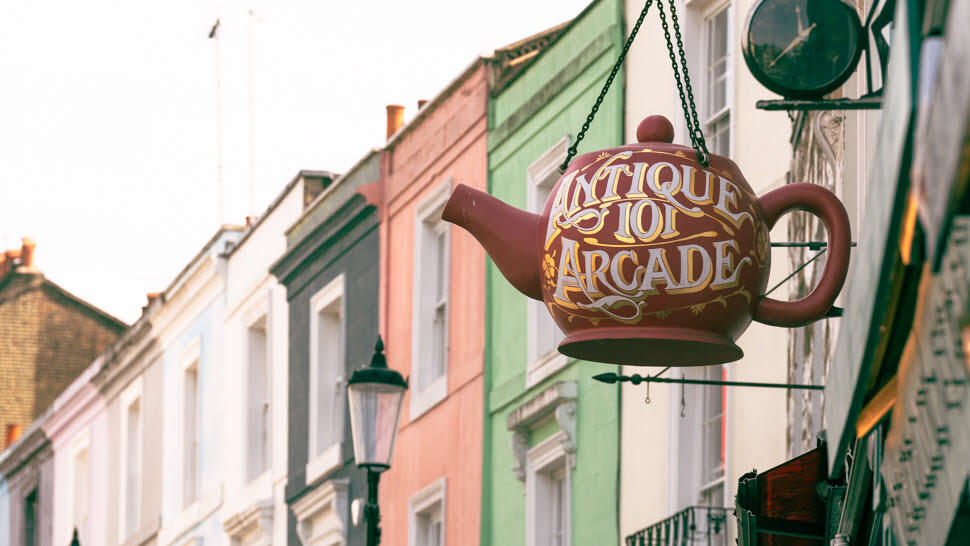 Portobello Road à Notting Hill