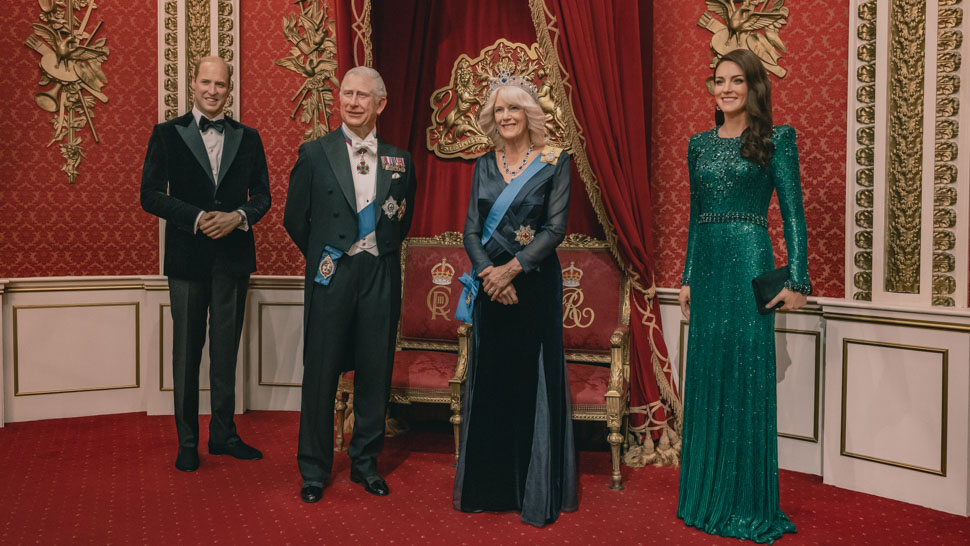 Madame-tussauds et la famille royale