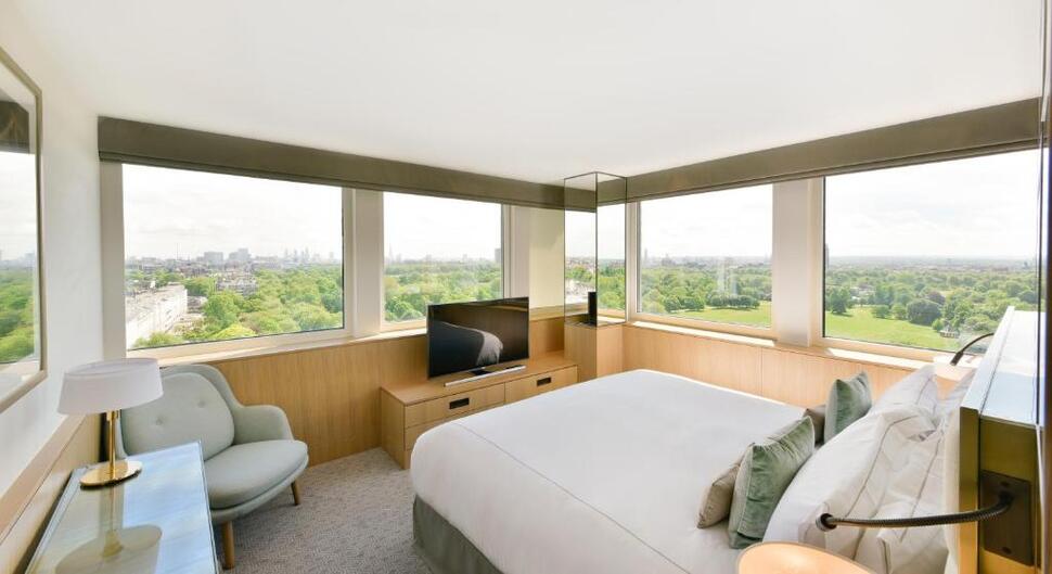 Chambre avec vue panoramique sur Hyde Park