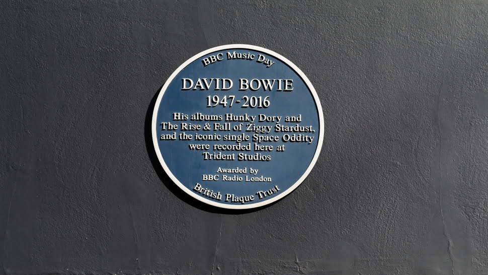 Blue Plaque David Bowie à Soho