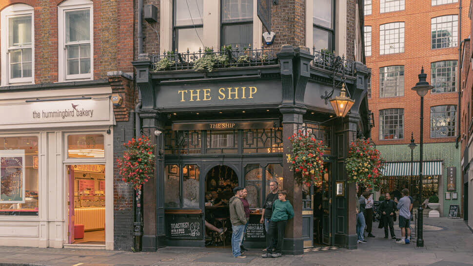 The Ship pub à Soho fréquenté par David Bowie