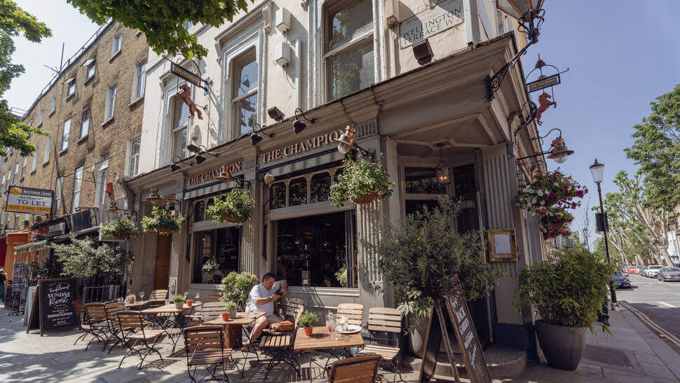 Pub-The-Champion à Notting Hill