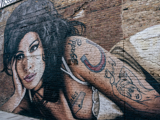 oeuvre street art Amy Winehouse Camden