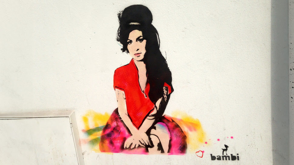 Street art Amy-winehouse