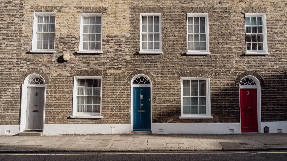 Maisons géorgiennes dans le quartier de Westminster 