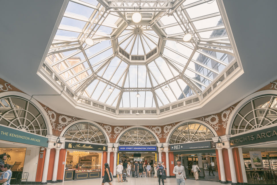 Kensington Arcade une galerie marchande à Kensington
