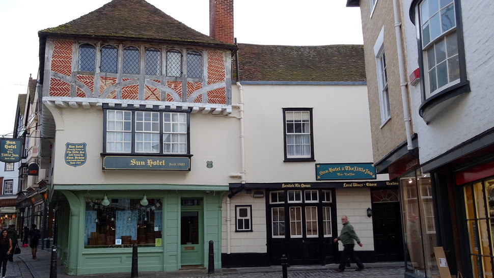 Sun Hotel de Charles Dickens à Canterbury