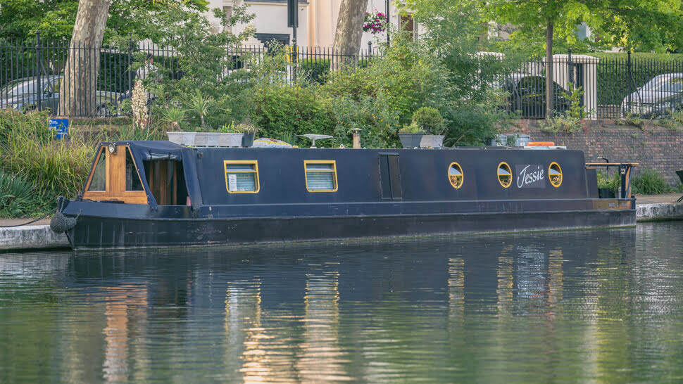péniche Jessie amarée à Little Venice