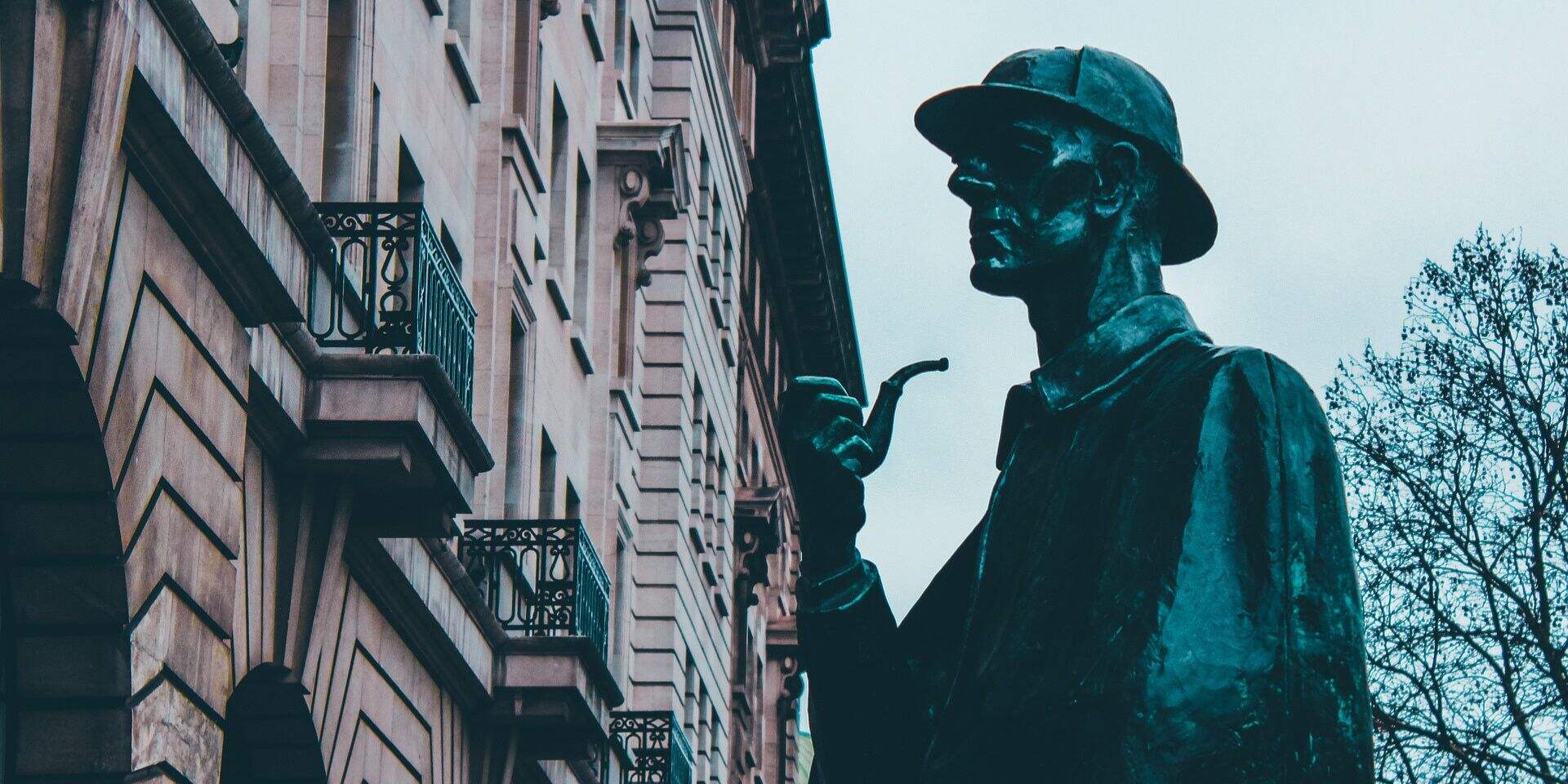 Statue Sherlock Holmes à Londres