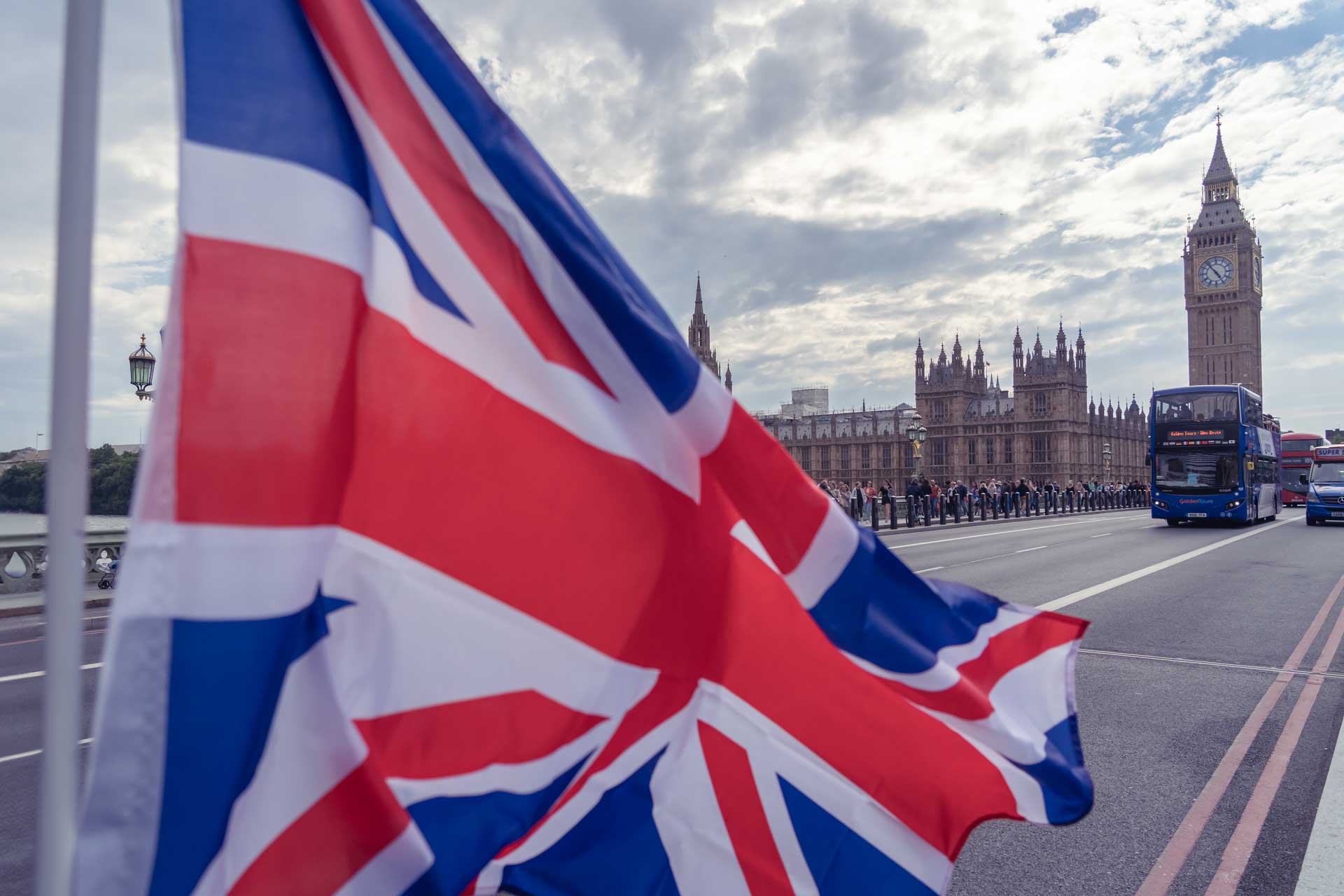 Union-Jack face à Big Ben