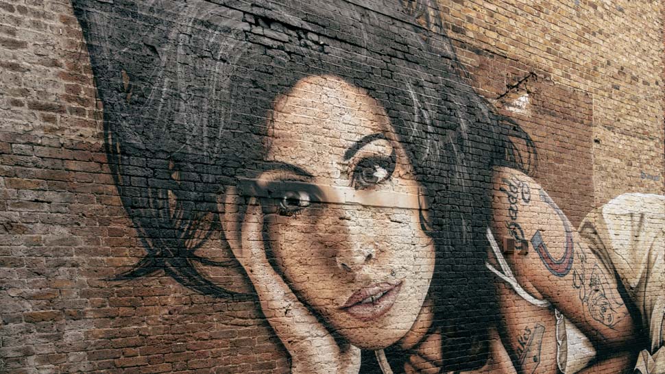 oeuvre street art Amy Winehouse Camden