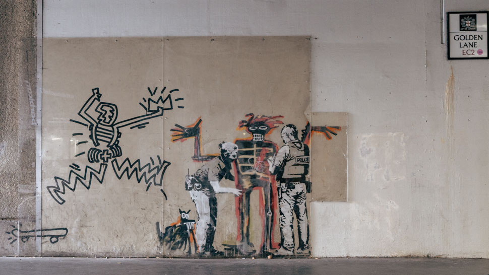  Banksy rend hommage à Basquiat