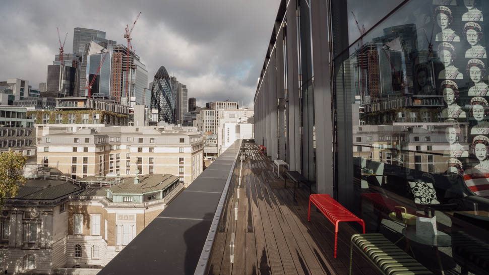 Rooftop CitizenM-Tour de Londres