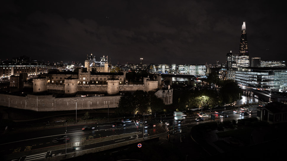 tour de londres et shard de nuit