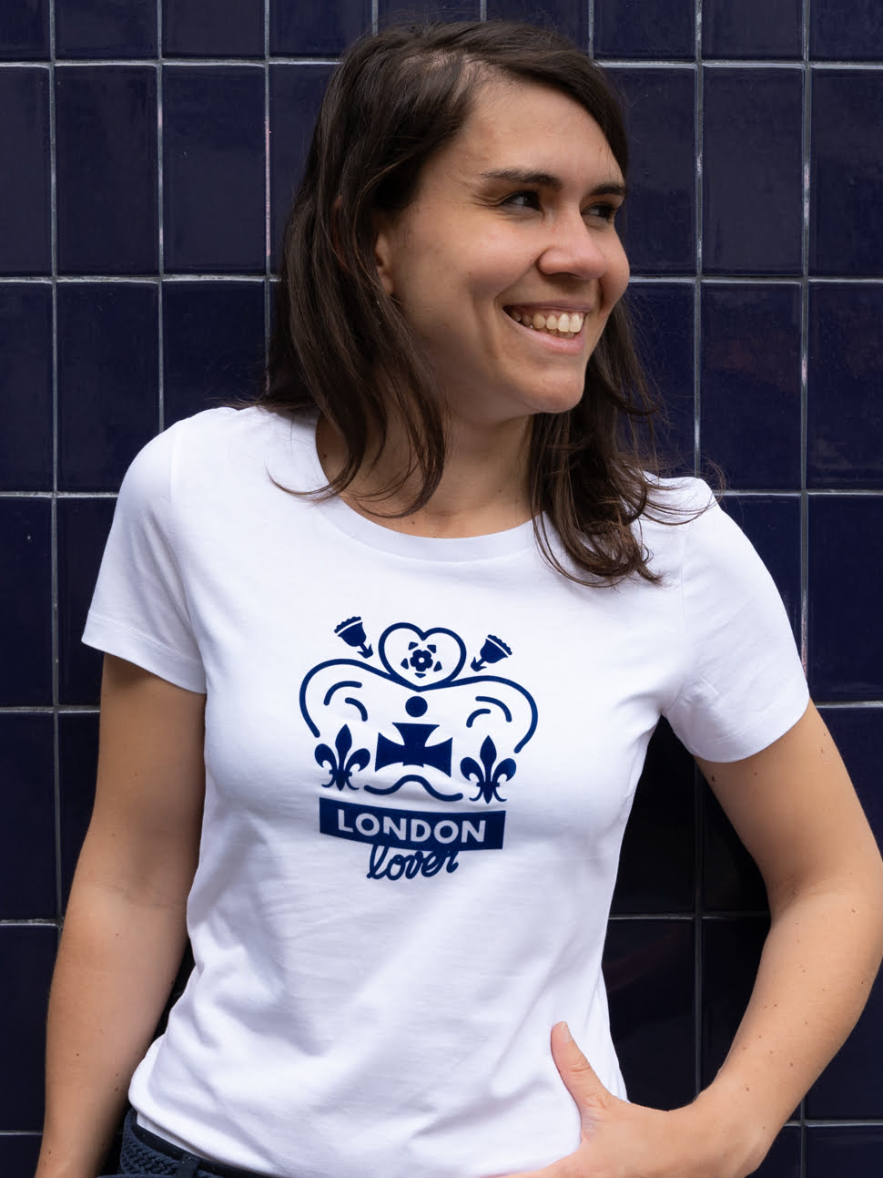 T-shirt femme London Lover collection The Crown