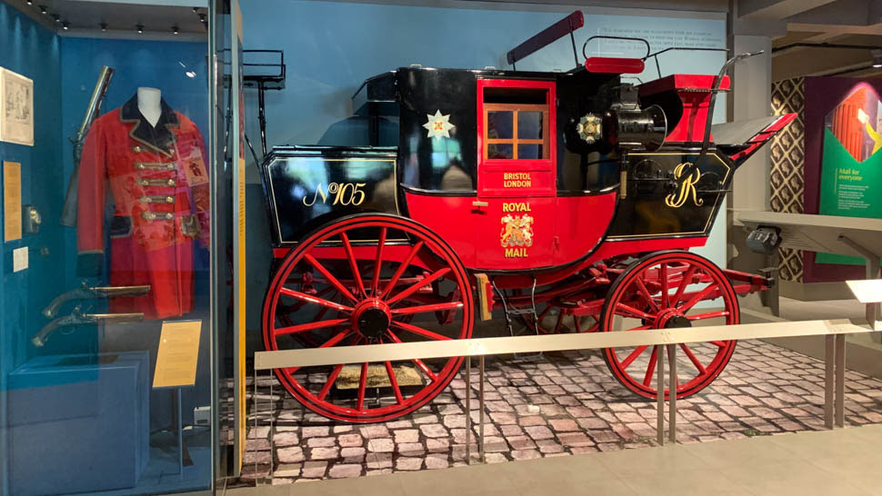 Mail Coach au Postal Museum