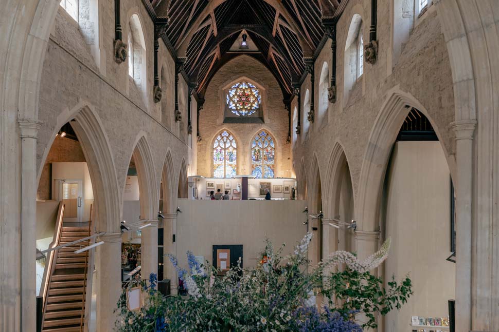 Garden-museum intérieur de l'église