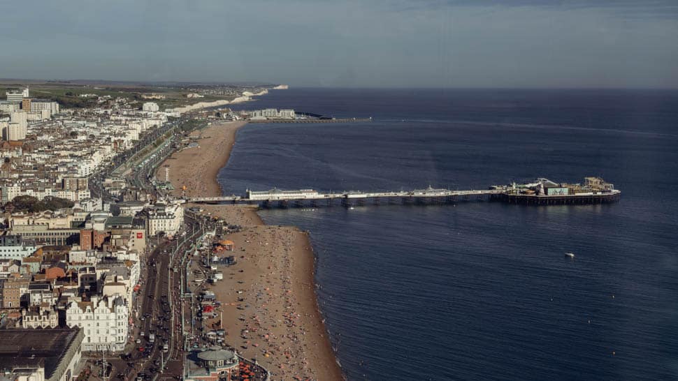 Vue de la tour d'observation Brighton i36