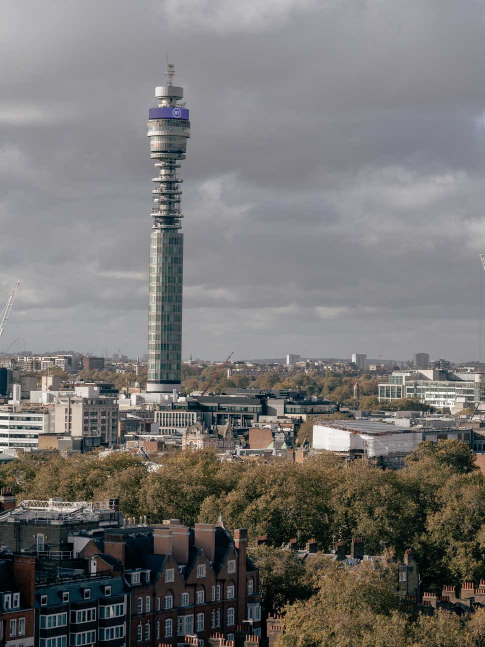 BT-Tower vu de Post Building