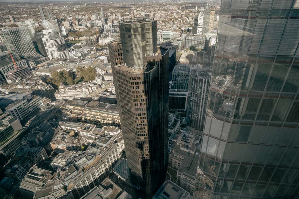 Tower 42 vu de The Lookout