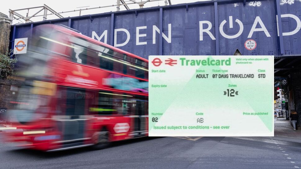 carte de transport Seven Day Travelcard