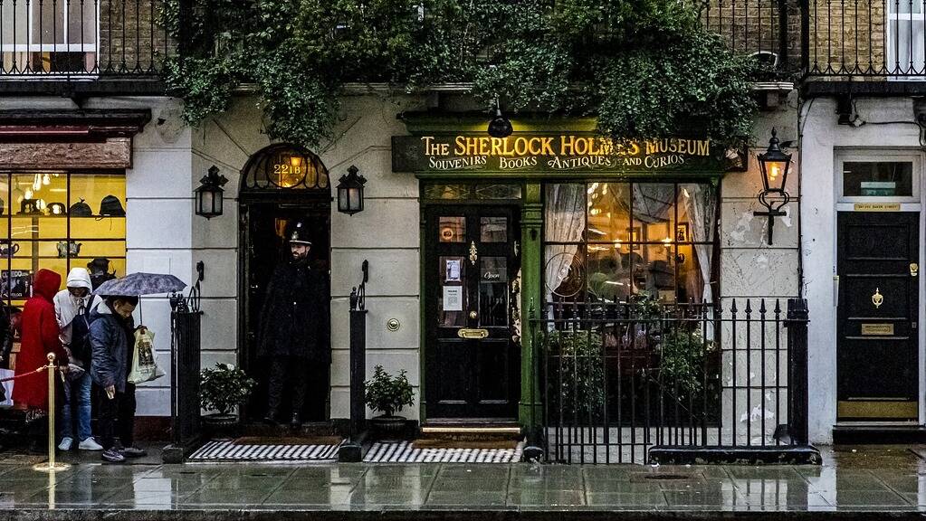 Entrée du musée Sherlock Holmes