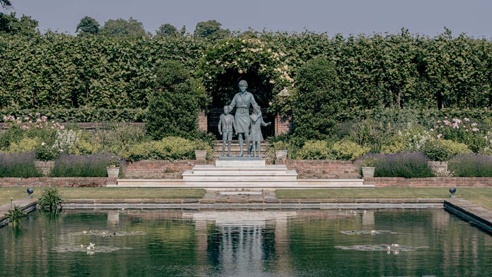 Statue de Diana à sunken garden à Kensington Palace