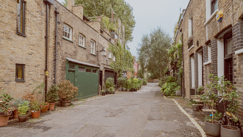 Doughty-Mews insolite à Clerkenwell