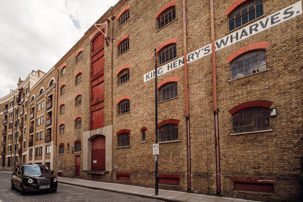 Ancien entrepôt dans le quartier de Wapping