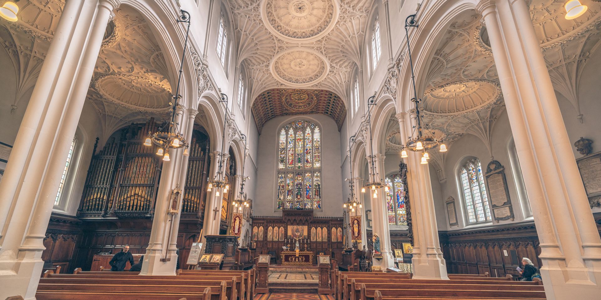 Intérieur Eglise St Mary Aldermary à La City of London